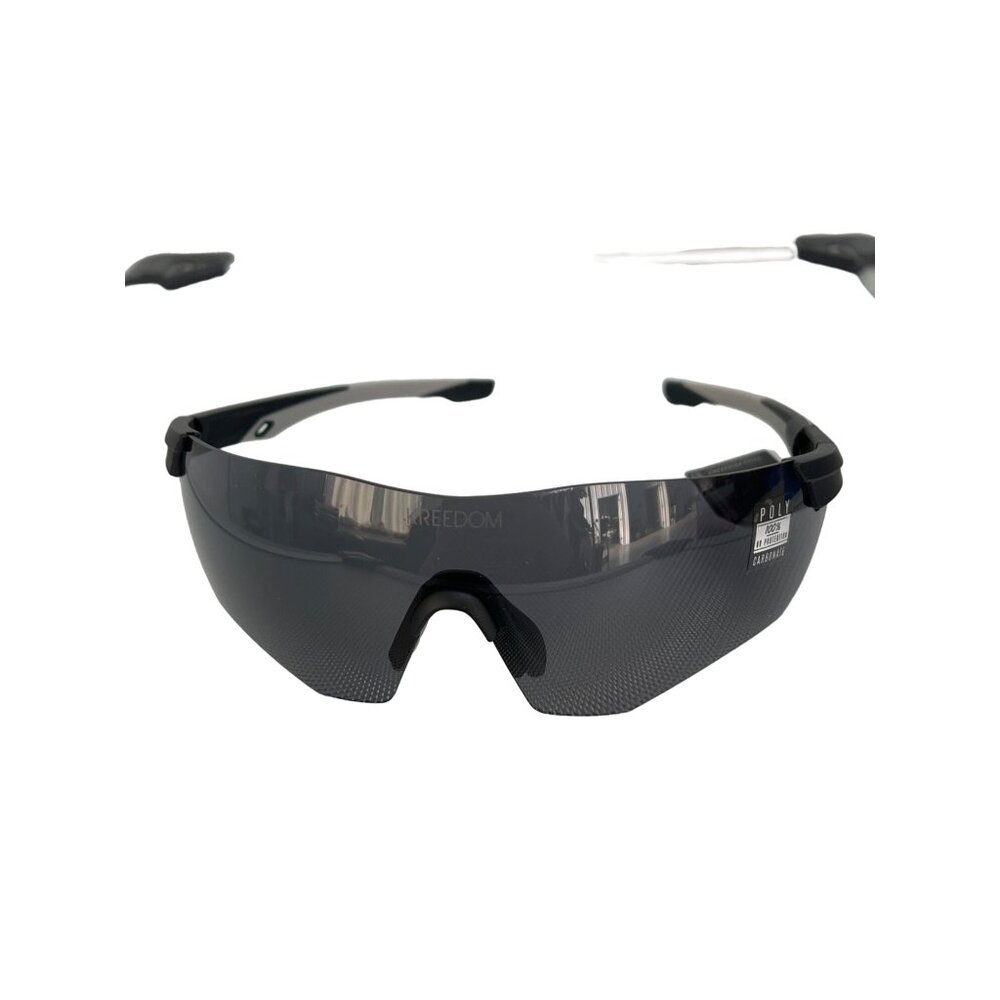 Kreedom Polycarbonate Polarized Sunglasses UV Protection Black Gray Outdoor NEW